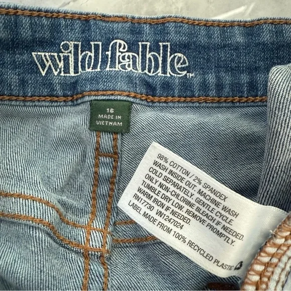 Women’s Wild Fable Distressed High Rise Skinny Jeans Plus Size 16 - Picture 12 of 16